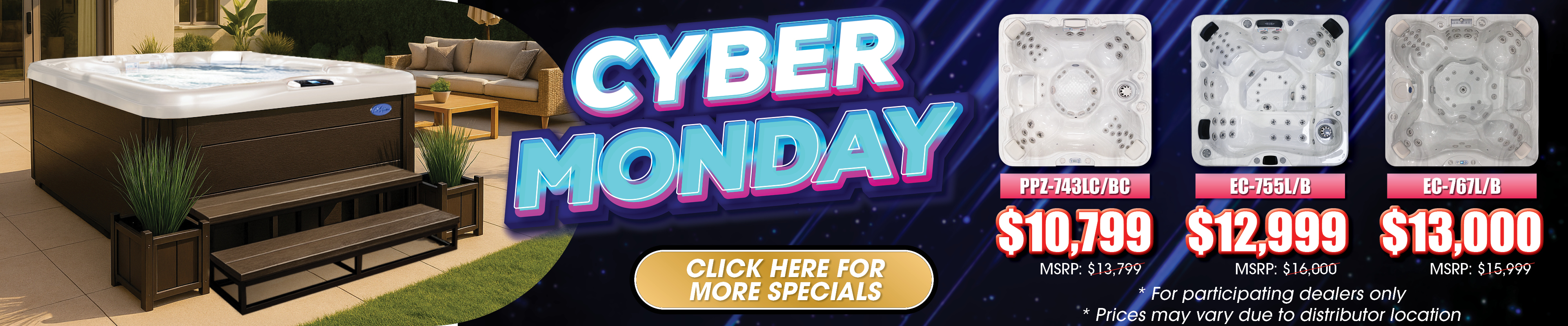 Calspas hot tub being used in a family setting - Union City