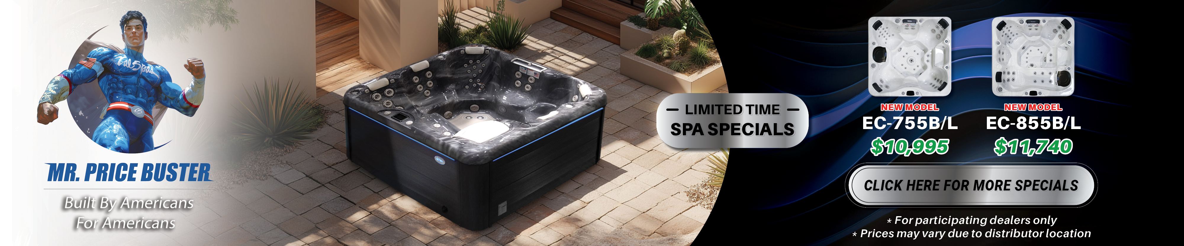 Calspas hot tub being used in a family setting - Union City